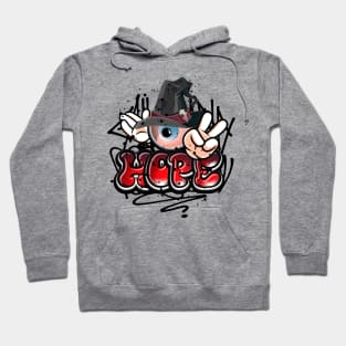 Christian Hope Witch Graffiti street Art Style Hoodie